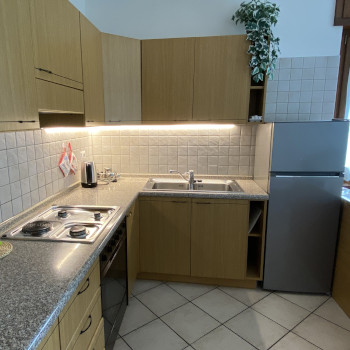 cucina completa appartamento girasole Appartamento vacanze girasole a Molveno